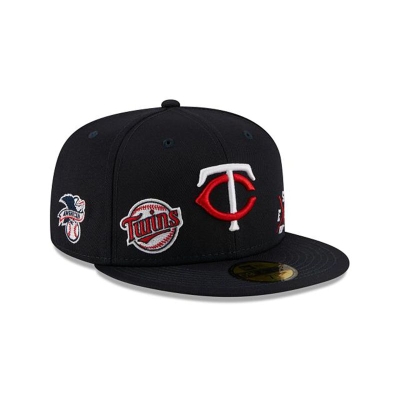 Sapca New Era Minnesota Twins MLB Multi 59FIFTY Fitted - Albastri